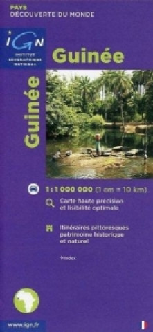 IGN Karte, Carte touristique Guinée