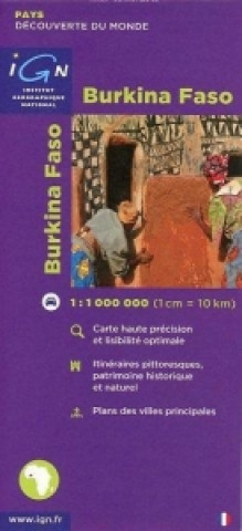 IGN Karte, Carte touristique Burkina Faso