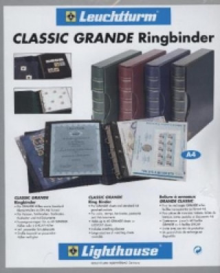 Ringbinder GRANDE im Classic Design, inkl Schutzkassette, blau