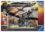 Ravensburger Kinderpuzzle - 10015 Drachenzähmen leicht gemacht - Dragons-Puzzle für Kinder ab 7 Jahren, mit 150 Teilen im XXL-Format