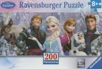 Ravensburger Kinderpuzzle - 12801 Arendelle im ewigen Eis - Disney Frozen-Puzzle für Kinder ab 8 Jahren, mit 200 Teilen im XXL-Format