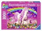 Ravensburger Kinderpuzzle - 13927 Pferdetraum - Pferde-Puzzle für Kinder ab 6 Jahren, mit 100 Teilen im XXL-Format, mit Glitzer