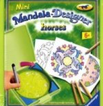 Ravensburger Mandala Designer Mini horses 29986, Zeichnen lernen für Kinder ab 6 Jahren, Zeichen-Set mit Mandala-Schablone für farbenfrohe Mandalas