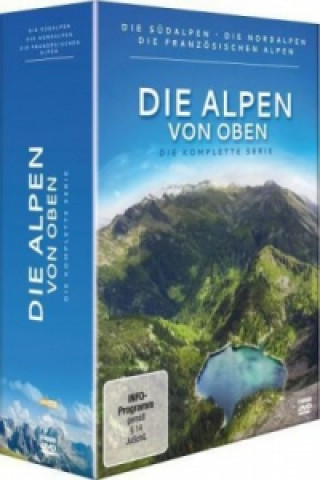 Die Alpen von oben - Die komplette Serie, 6 DVDs