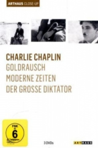 Charlie Chaplin, 3 DVDs