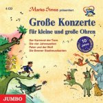 Große Konzerte für kleine Ohren, 4 Audio-CDs