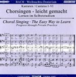 Weihnachtsoratorium, BWV 248, Chorstimme Tenor, 2 Audio-CDs