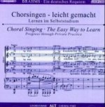 Ein Deutsches Requiem op.45, Chorstimme Alt, 2 Audio-CDs
