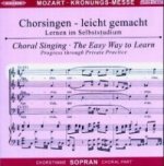 Krönungsmesse KV 317, Chorstimme Sopran, 1 Audio-CD