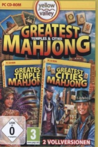 Greatest Cities Mahjong + Greatest Temples Mahjong, 1 DVD-ROM