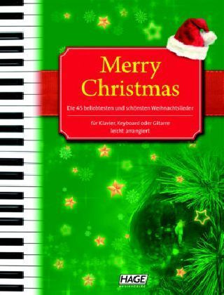 Merry Christmas, für Klavier, Keyboard oder Gitarre