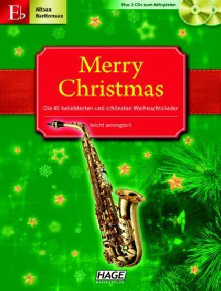 Merry Christmas, für Altsax / Baritonsax, m. 2 Audio-CDs