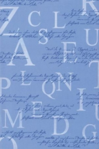 Buchhandlungsbedarf, Geschenkpapier Scriptum hellblau, gN (Rolle, 50 cm)