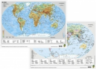 Die Erde physisch / politisch, DUO-Schreibunterlage klein