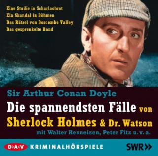 Die spannendsten Fälle von Sherlock Holmes & Dr. Watson, 5 Audio-CDs