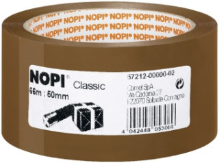 Packband Nopi 66mx50mm braun PP