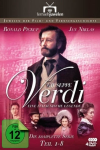 Giuseppe Verdi - Eine italienische Legende. Tl.1-8, 4 DVDs