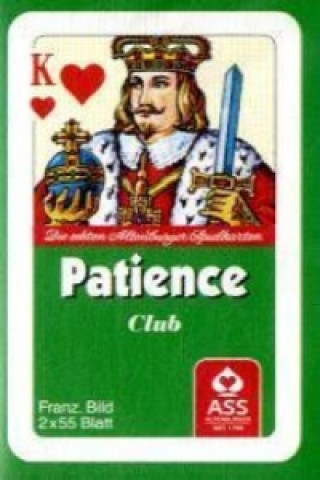 Patience, Club, Französisches Bild (Spielkarten)