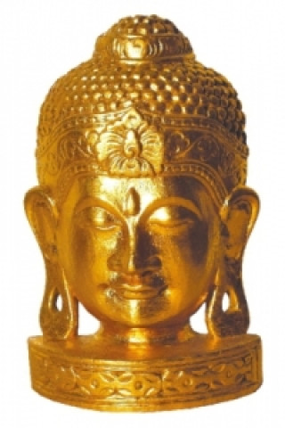 Standbüste Buddha vergoldet