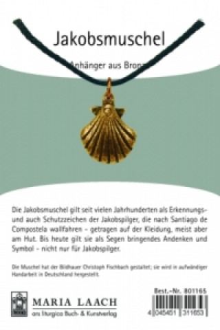 Halsanhänger Jakobsmuschel bronze