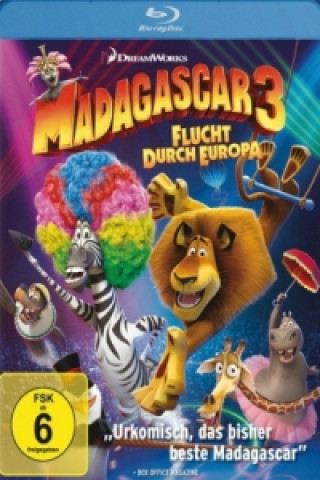 Madagascar 3, Flucht durch Europa, 1 Blu-ray