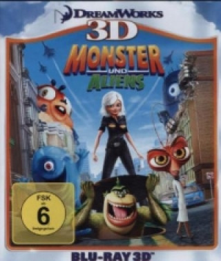 Monster und Aliens 3D, 1 Blu-ray