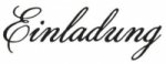 Stempel Einladung III