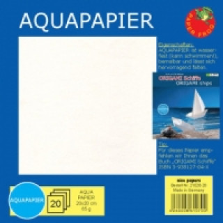 Aquapapier, weiss, 20 Blatt