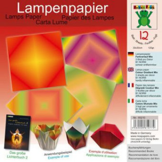 Lampenpapier Farbverlauf Mix 30 x 30 cm