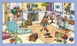 Im Kinderzimmer, Einlege-Puzzle
