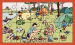 Beim Zelten, Einlege-Puzzle