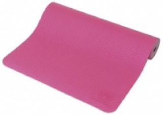 Yogamatte TPE rosa / hellgrau