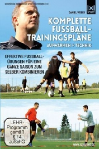 Komplette Fußball-Trainingspläne: Aufwärmen + Technik, 1 DVD