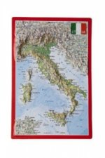 Italia, Reliefpostkarte. Italy