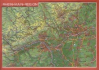 Rhein-Main-Region, Reliefpostkarte