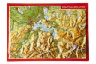 Zentralschweiz, Reliefpostkarte