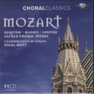 Mozart - Requiems, Masses, Vespers, Sacred Choral Works, 11 Audio-CDs + 1 CD-ROM
