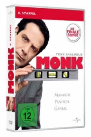 Monk. Staffel.8, 4 DVDs