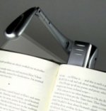 Clip-On LED Booklight - Silber, Leselampe