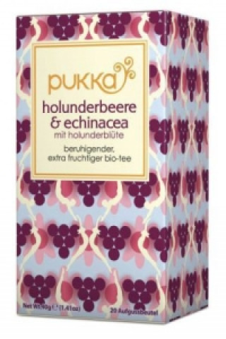 Pukka Holunderbeere & Echinacea mit Holunderblüte, Tee-Aufgussbeutel