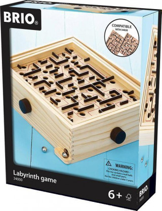 BRIO 34000 Labyrinth - Der schwedische Geschicklichkeits-Klassiker - Für Kinder ab 6 Jahren