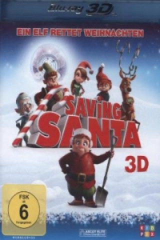 Saving Santa - Ein Elf rettet Weihnachten 3D, 1 Blu-ray