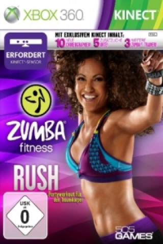 ZUMBA Fitness Rush, 1 Xbox360-DVD