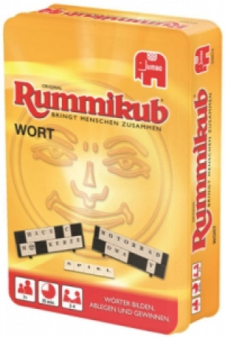 Wort Rummikub Kompakt, in Metalldose