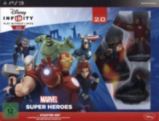 Disney Infinity 2.0, Marvel Super Heroes Starter Set, 1 PS3-Blu-ray Disc + Figuren