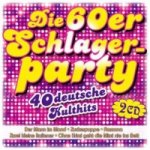 Die 60er Schlagerparty - 40 deutsche Kulthits, 2 Audio-CDs