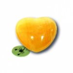 Orangencalzit Skorpion, Edelsteinherz