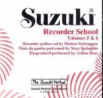 Suzuki Recorder School, Soprano and Alto Recorder, 1 Audio-CD. Vol.5+6