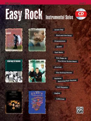 Easy Rock Instrumental Solos, Alt Sax, w. Audio-CD