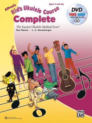 Alfred's Kid's Ukulele Course Complete, m. 1 MP3-CD + 1 DVD